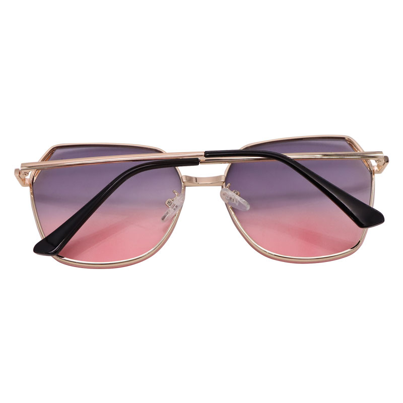 8990 Fashion Classic Pilot Gradient Sunglasses Cool Men Women Vintage Brand Design Sun Glasses