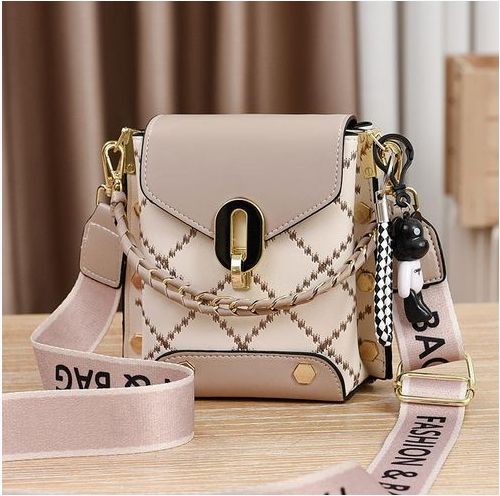 Genetic Women's Crossbody Bag Mini Shoulder Bag - Beige