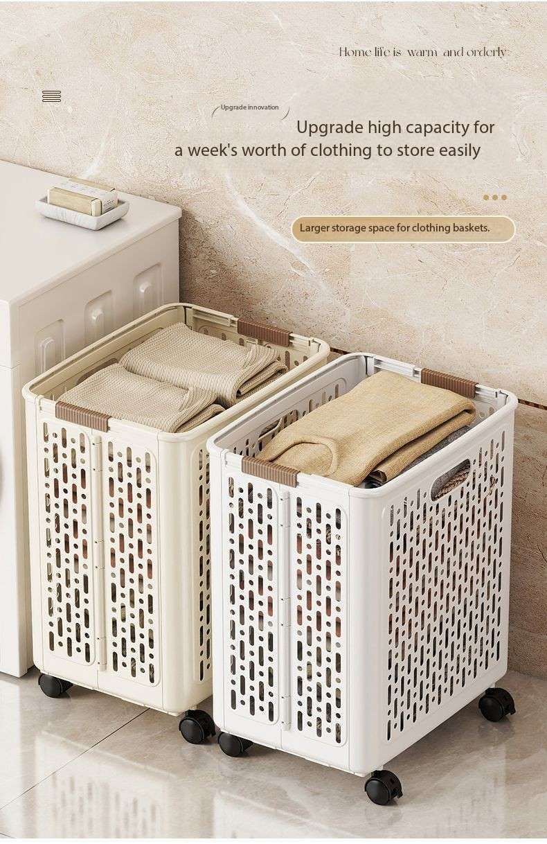 Dirty laundry basket with high aesthetic value, suitable for household use with large capacity and foldable bathroom and toilet storage basket