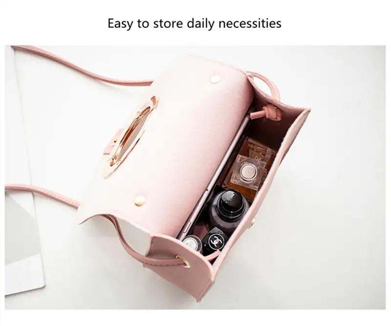 Fashion Women Lnclined Span Handbag simple PU Leather Crossbody Shoulder Tote Ladies Party Bag Cheap