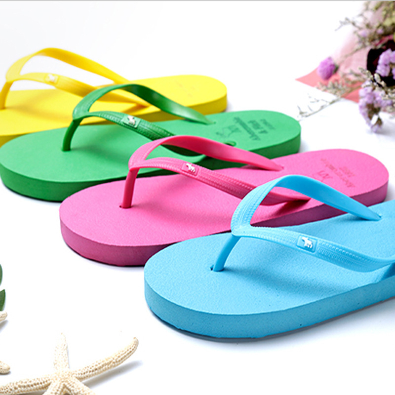 Women Flat Flip Flops Beach Casual Sandal Female Shoes Solid Summer Slippers Outdoor fashion footwear Travel