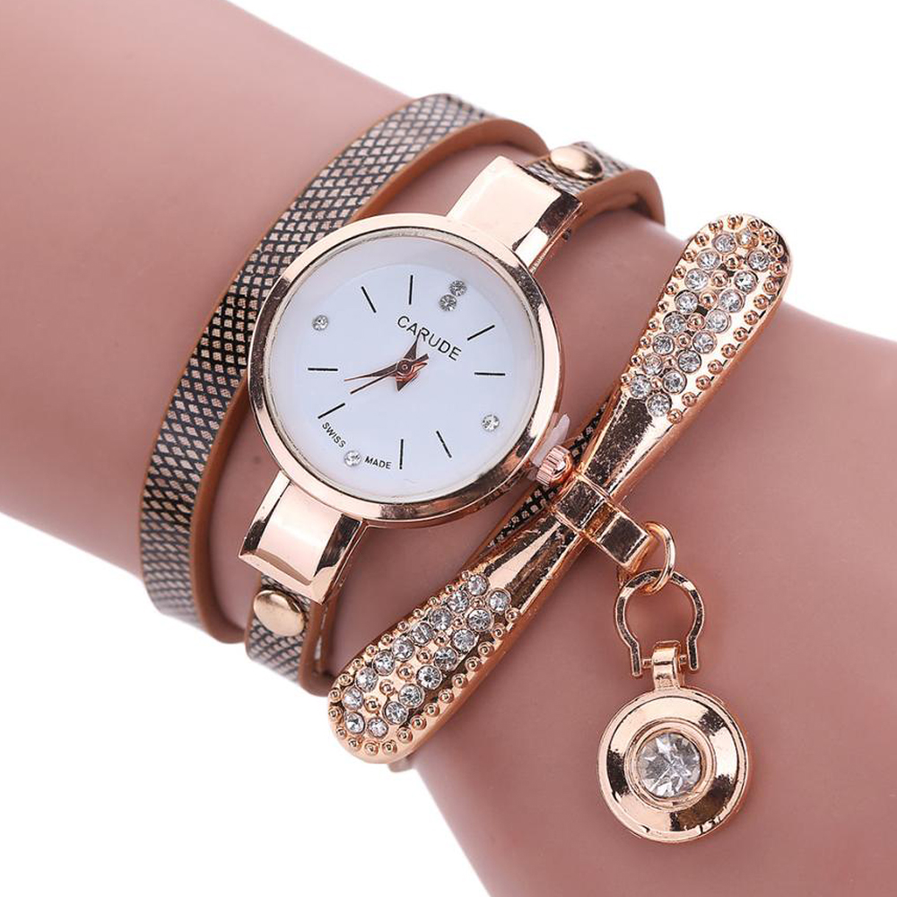 Classic small dial watch ladies metal decorative circle pendant British watch