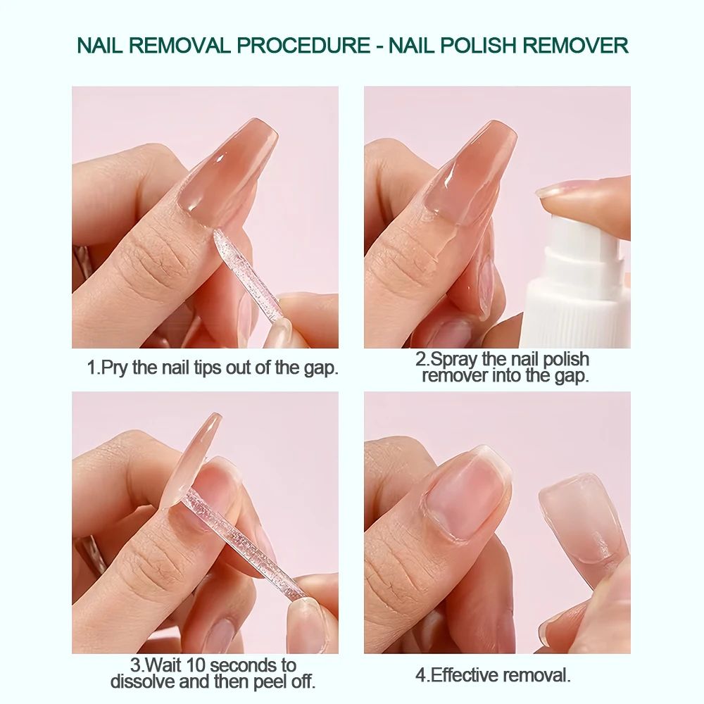 Nailpop UV Cured Nail Adhesive Tabs 10 Sheets Super Sticky & Breathable Double Sided Jelly Nail Glue Tabs for Fake Nails 240PCS