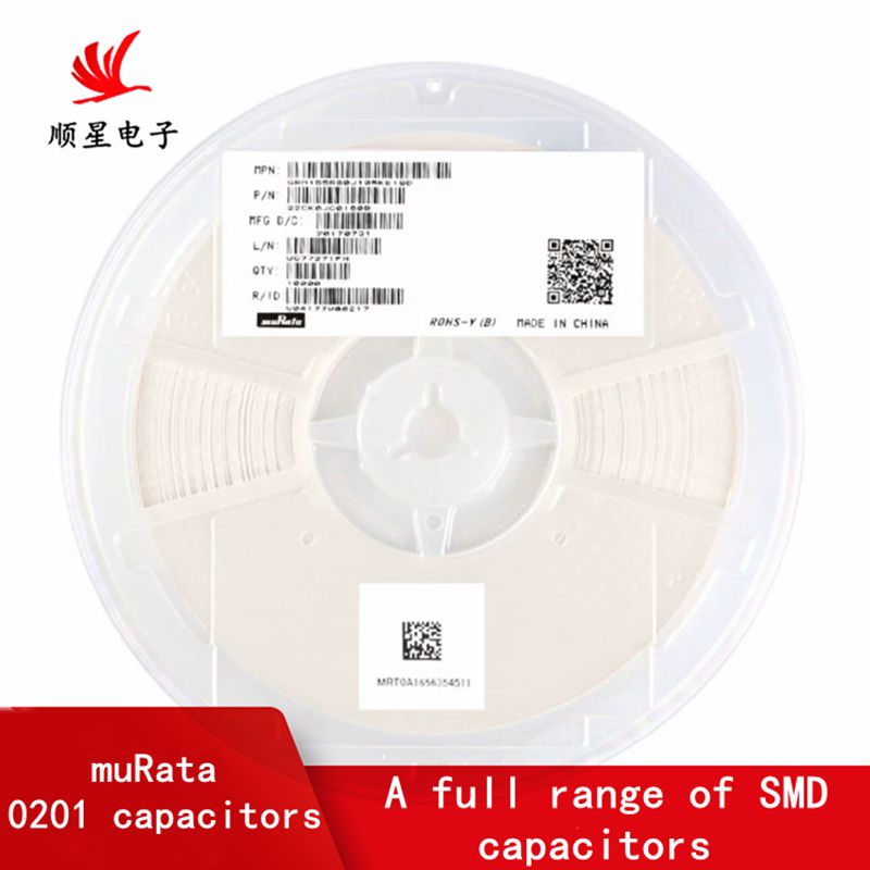 Murata SMD capacitor 0201 1.8nF 10% 25V X7R GRM033R71E182KA12D Original and genuine MLCC 1000PCS