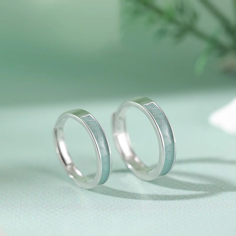 Men's and Women's Fashion Pattern Rings Adjustable Opening Rings