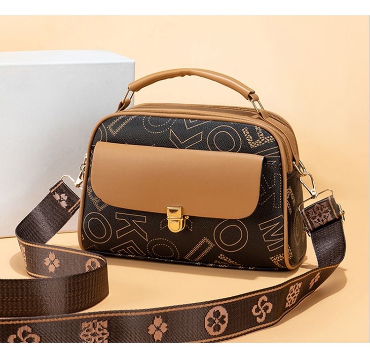 Textured Mom Women Handbag, Elegant Versatile Multi‑way Top Handle Bag, Fashion Underarm Shoulder Crossbody Purse for Middle‑aged Ladies Daily Occasions
