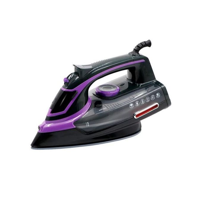 3000W - Electric Steam Iron - Purple/Black