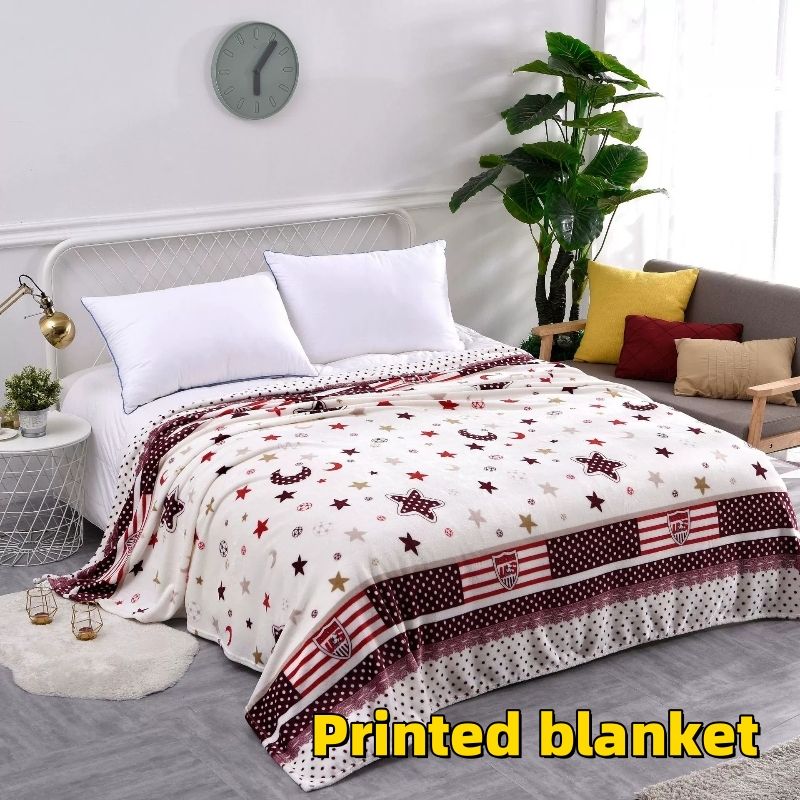 70*100cm ,100*150cm,120*200cm,150*200cm ,200*230cm Coral fleece blanket CRRSHOP free shipping Printed blanket
