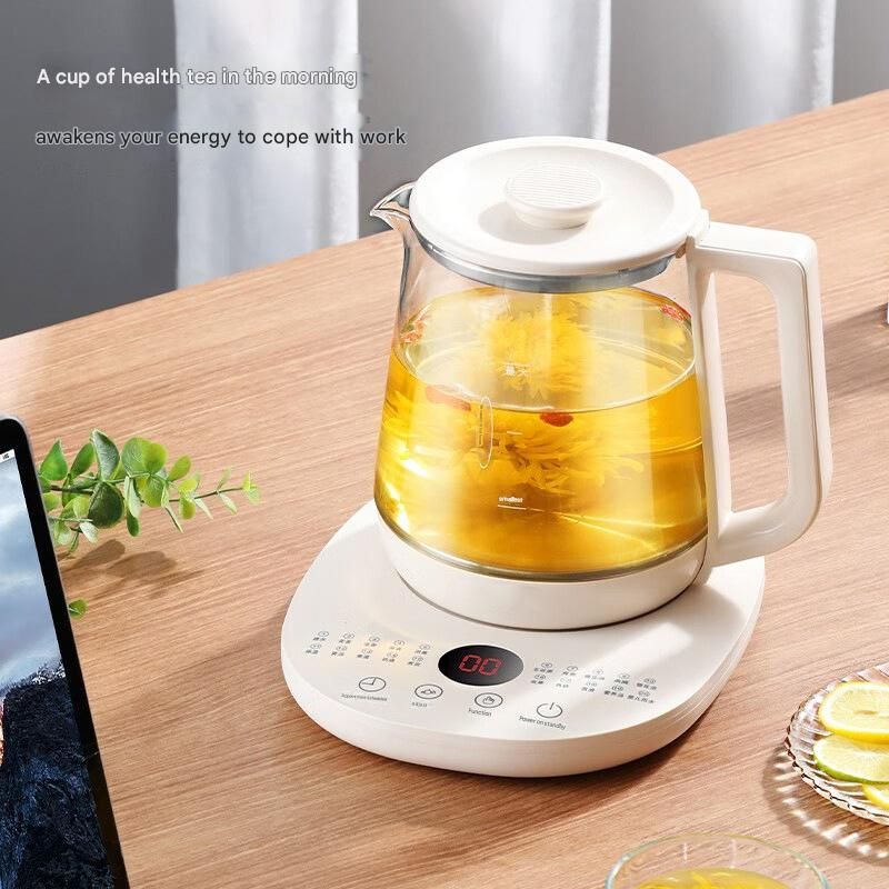 Health pot office household multifunctional small glass electric kettle heat preservation integrated tea maker flower teapot