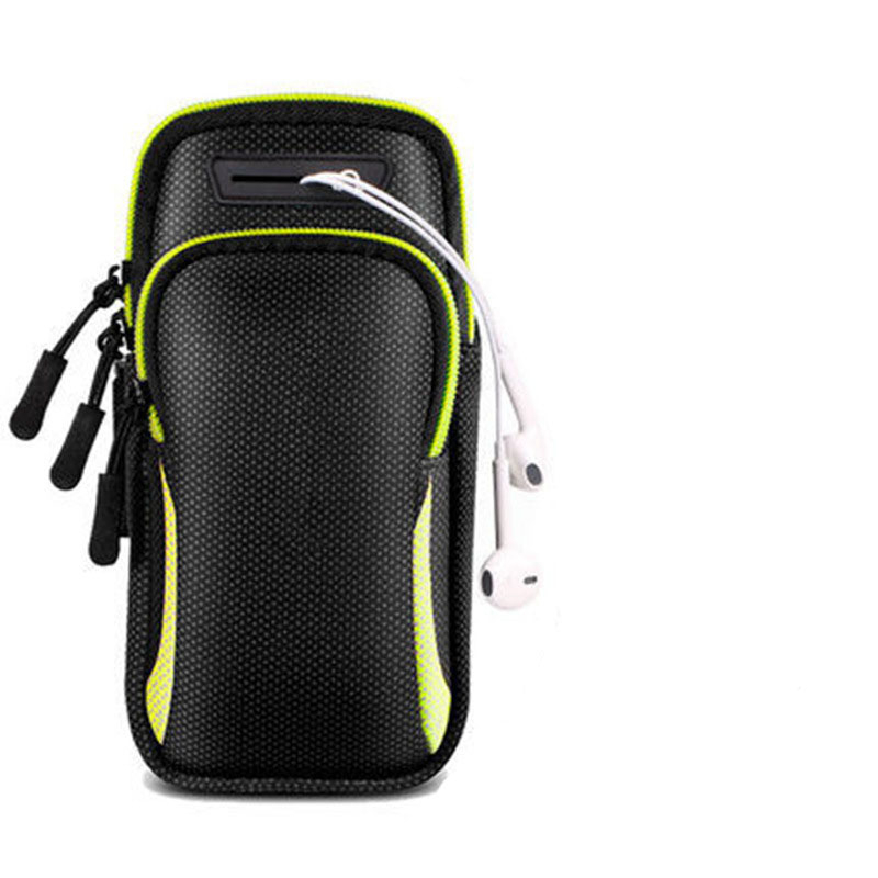Phone Arm Bag Outdoor Pouch Phone Holder Adjustable Workout Pack with Headphone Port Fits 6.5'' Phone