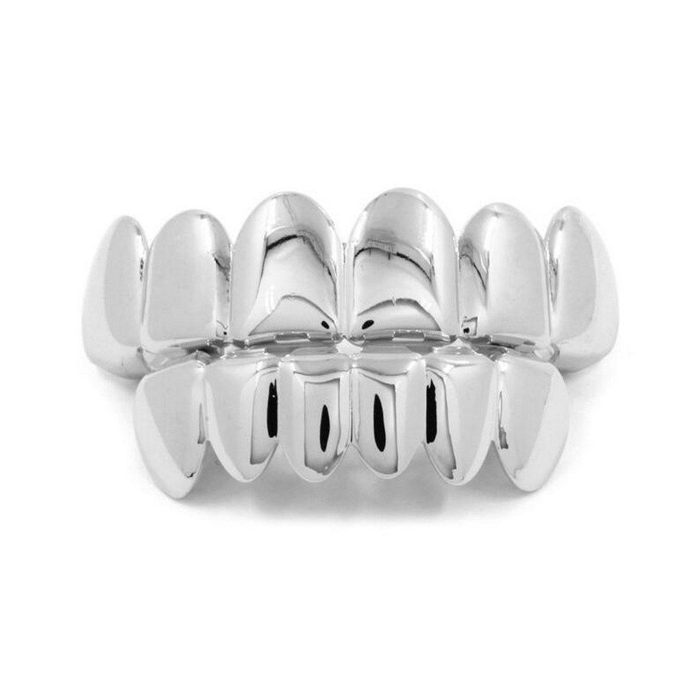 hip-hop gold braces TeethGrillz real gold electroplated braces hip-hop grillz tooth grillz