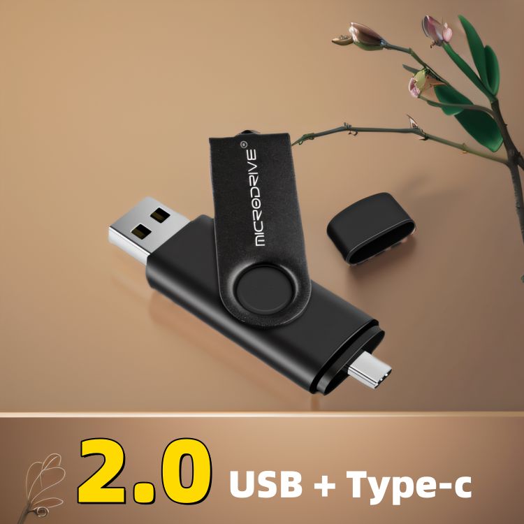 Memory Card Type-C mobile USB drive Large capacity 64G 128G dual-purpose mobile and computer CRRSHOP Dual interface USB drive