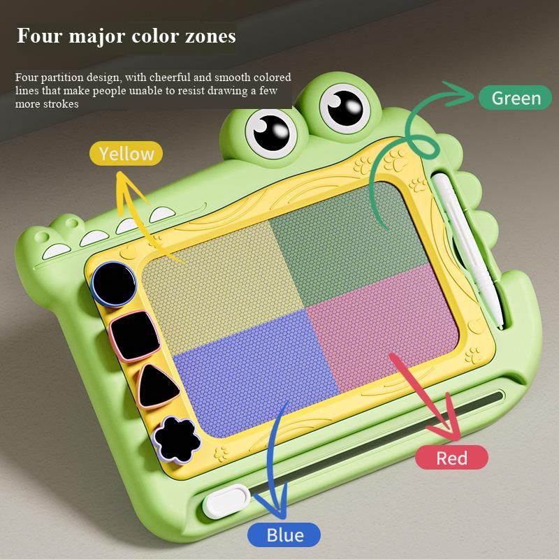 Children’s Colorful Erasable Magnetic Drawing Board, Toddler Graffiti Writing Board, Home Kindergarten Baby Handwriting Toy, Safe Non-Toxic Magnetic Doodle Board for Boys