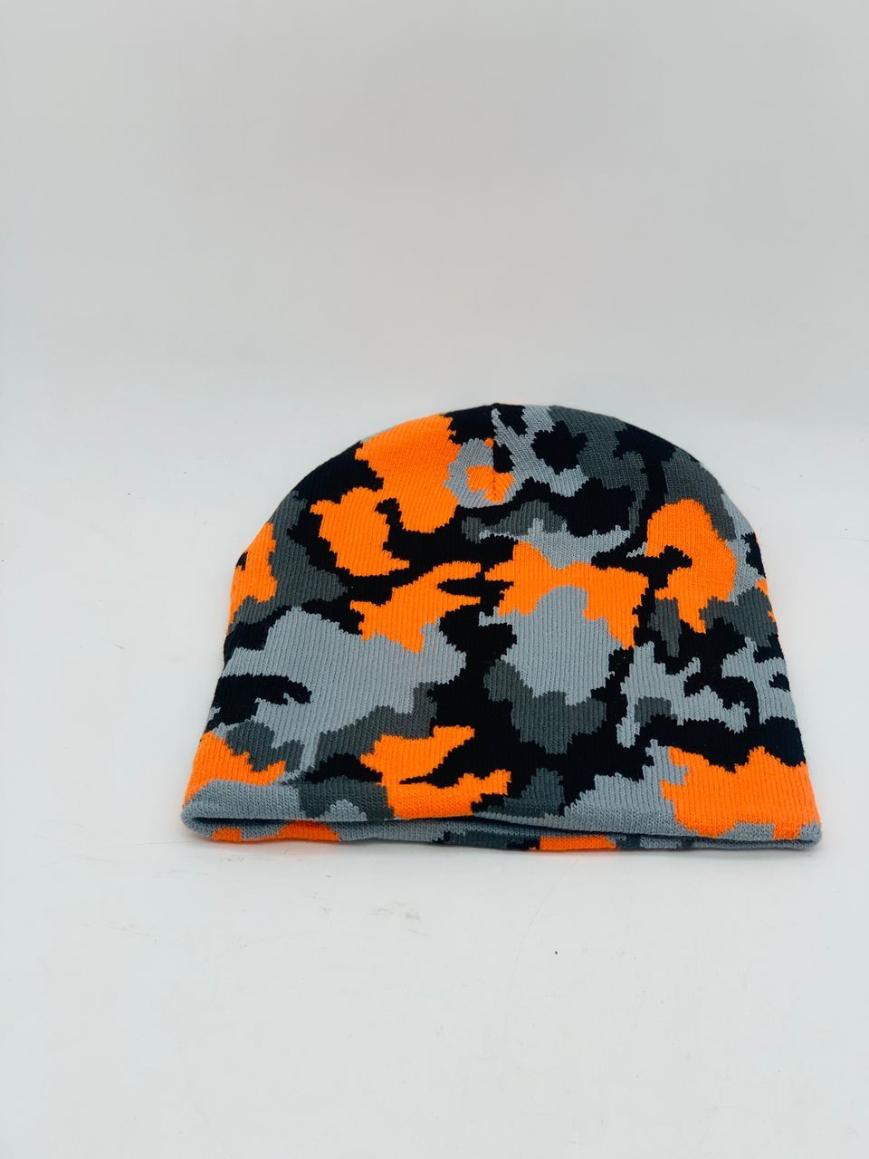 Landfond accessory digital camouflage jacquard winter fashion knitted beanie hat