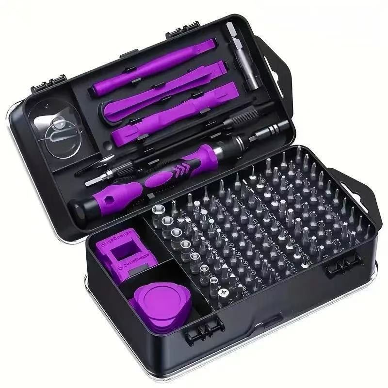 115 all-in-one screwdriver set strong magnetic high hardness plum blossom disassembly precision bit maintenance tool screwdriver