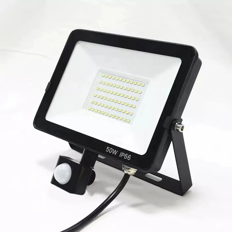 AUNONT LED Sensor Floodlight 20W 30W 50W IP65 Outdoor Waterproof Garden Corridor Light Body Light Control Floodlight Motion Sensor Reflector LED Floodlight Outdoor 10W Motion Sensor Reflector LED Floodlight 50W 100W 150W Garden Lighting Spotlight