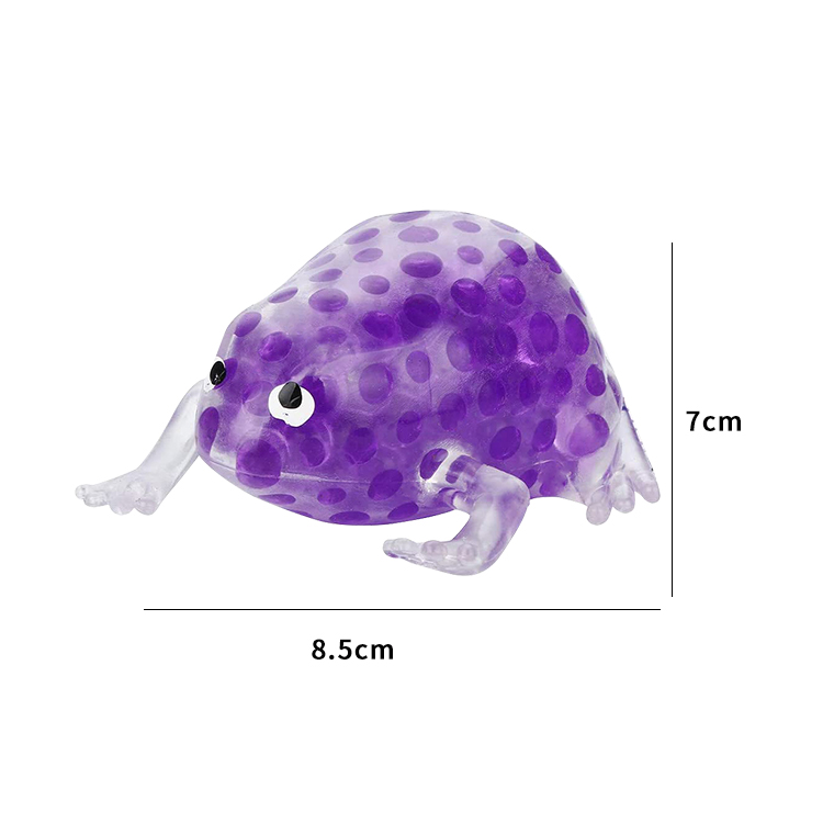 Small Cute Frog Water Bead Filled Squeeze Squishy Stress Ball Sensory Fidget Toy