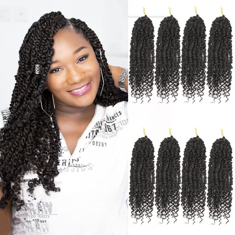 12 inches Spring twisted crochet hair wig Passion Twist Crochet Hair synthetic hair CRRSHOP wigs 