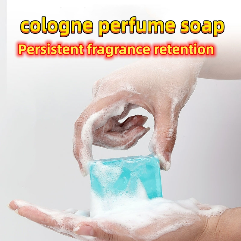 Men's cologne perfume soap CRRshop free shipping best sell male Gulong perfume Handmade Soap Refreshing Oil Control Acne Removing Face and Bath Soap men beauty care body cleanser 