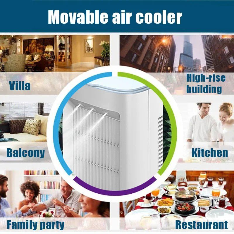 Air Cooler Multifunction Mini Fan USB Electric Fan Water Spray Mist Portable Fan Air Conditioner Humidifier Fan For Home