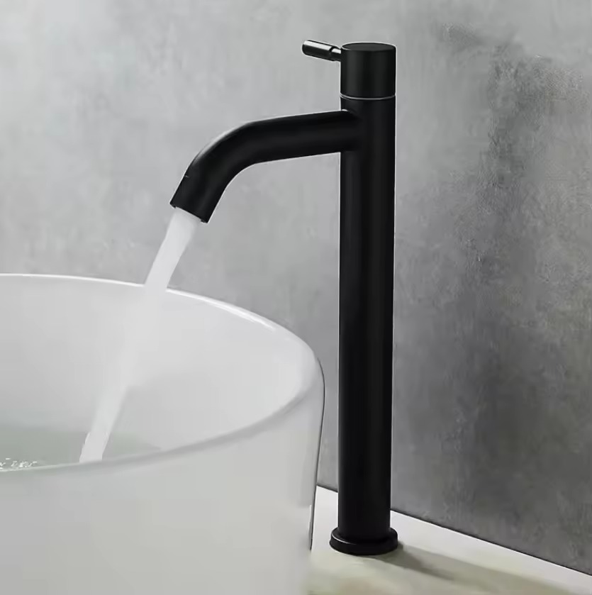 Modern Design Steel Basin Sink Faucet - Single Hole Bathroom Wash Basin Faucet 304 Stainless 