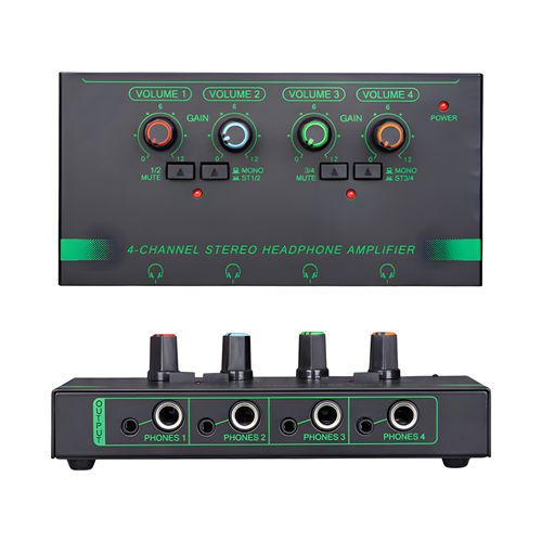 Headphone Amplifier 4-channel 6-channel monitor headphone amplifier mini audio professionalEH04
