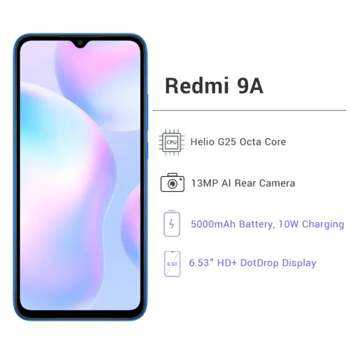 Xiaomi Redmi 9 Unlocked RAM Dual Sim 32GB 3GB RAM 6.53 International  Global Version (Carbon Grey)