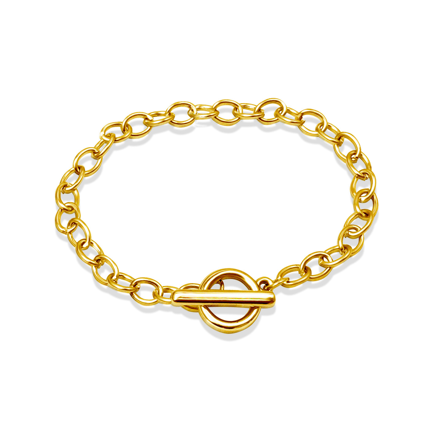 men bracelet for women couple bracelet punk Hip hop OT buckle word buckle O word chain