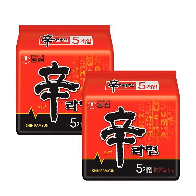 Shin Ramyun instant noodles Korean