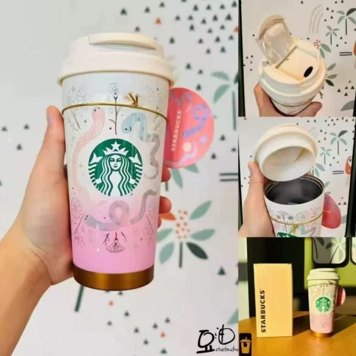 American-style cup insulated cup straw car water cup for men and women high-end appearance stainless steel coffee cup lid
