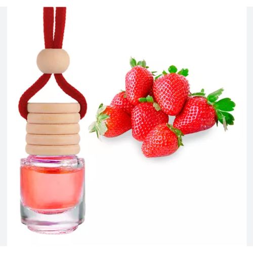 A C R Car Aromatic Air Freshener Perfume(Strawberry flavour) - Red