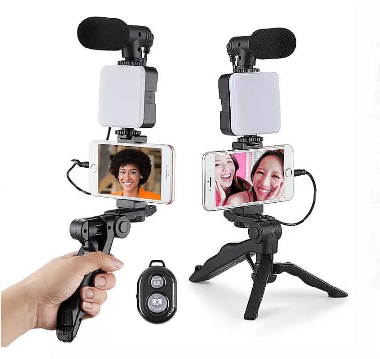 Mini Professional LED Studio Light for Video & Photography Rechargeable and Living Vlogging