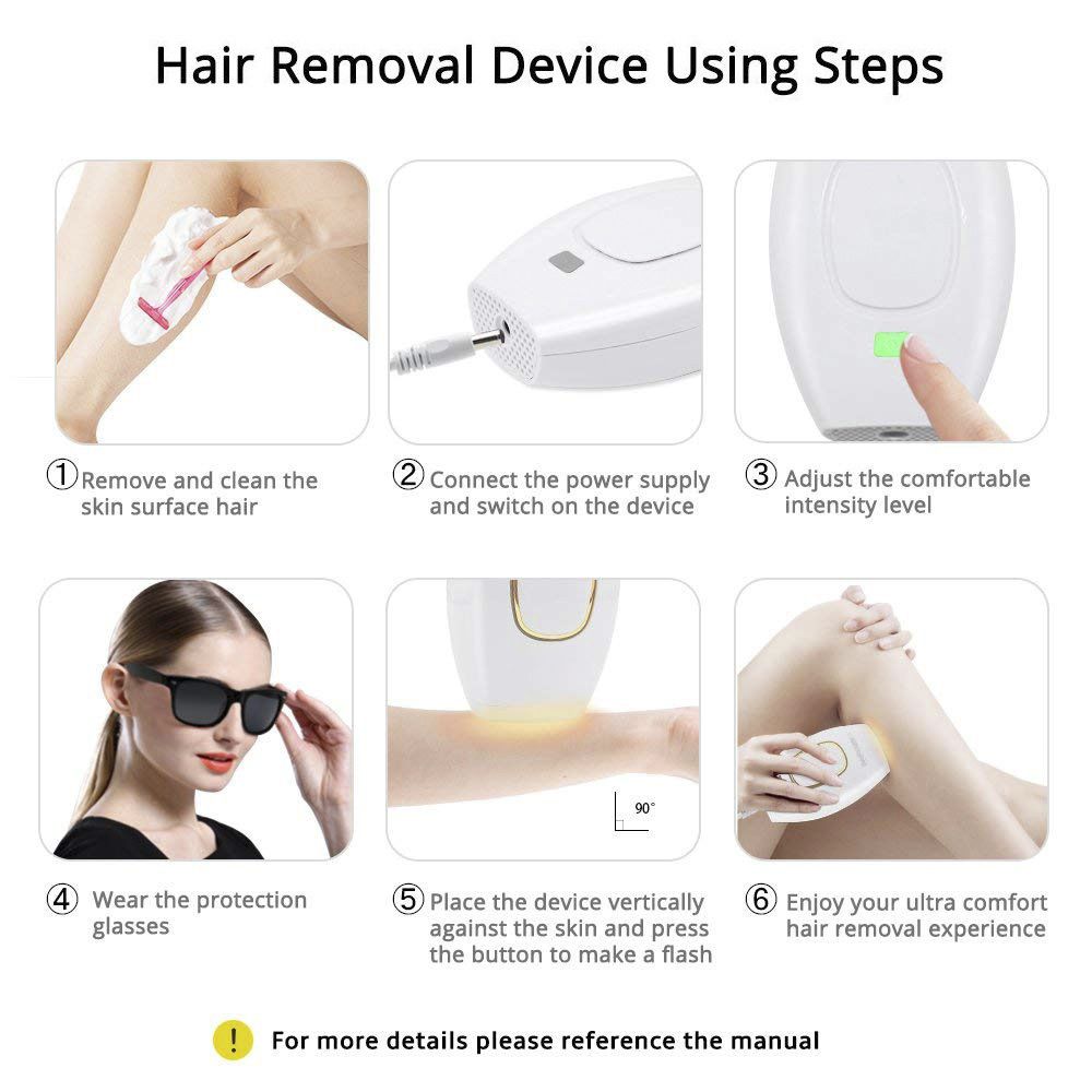 Bread style laser hair removal device IPL household women's shaving strong pulse hair removal device electric hair removal device