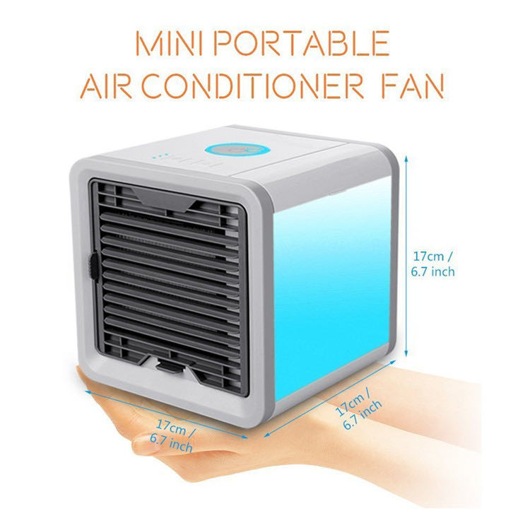 Air Cooler Fan Air Conditioner Humidifier Cooling Fan Mini USB Portable Desk Table Air Cooling Fan Easy Cool Purifies