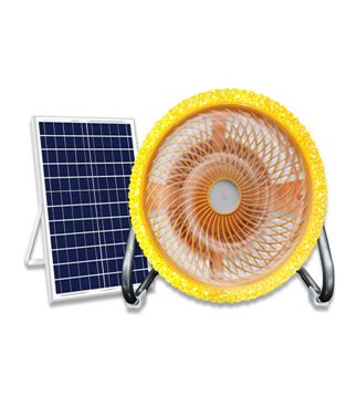  Portable Solar Charge Fan Light 3 colors chargeable Desk Fans for Camping Tents and Home  Solar Powered Fans for Camping, Portable Fan with LED Lantern, 4 Speeds Powerful Wind and 3 Timer Table Fan, Picnic, Hurricane, Fishing