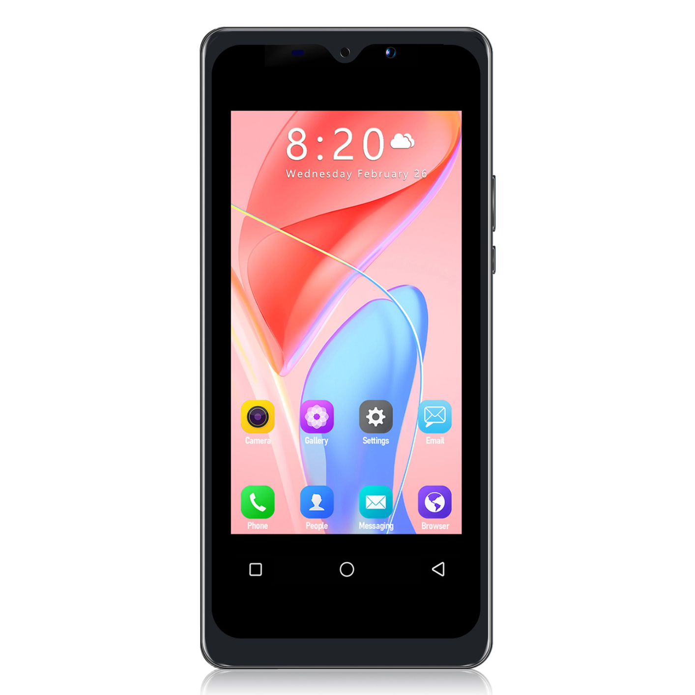 Smartphone with 4.5inch Screen Dual Card 512MB RAM 4GB ROM Mobile Phone 110-240V