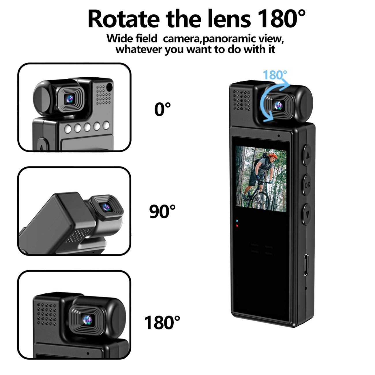 L9 sports camera ultra-clear picture quality portable outdoor video wifi camera conference recorder recording pen HD night vision
