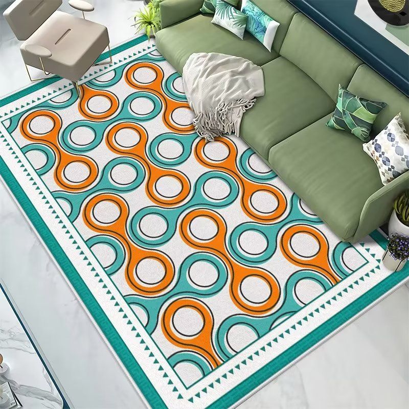 Crystal velvet living room carpet 60*90cm,50*80cm,40*60cm anti slip coffee table carpet CRRSHOP bedroom bedside carpet, dirt resistant floor mat