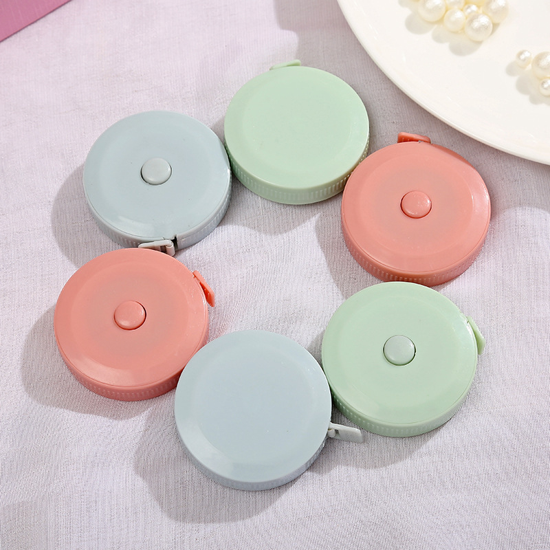 2M/78 Feet Plastic Tape Measure Automatic Retractable Tape Measure Clothing Measuring Tape Cute Mini Soft Ruler