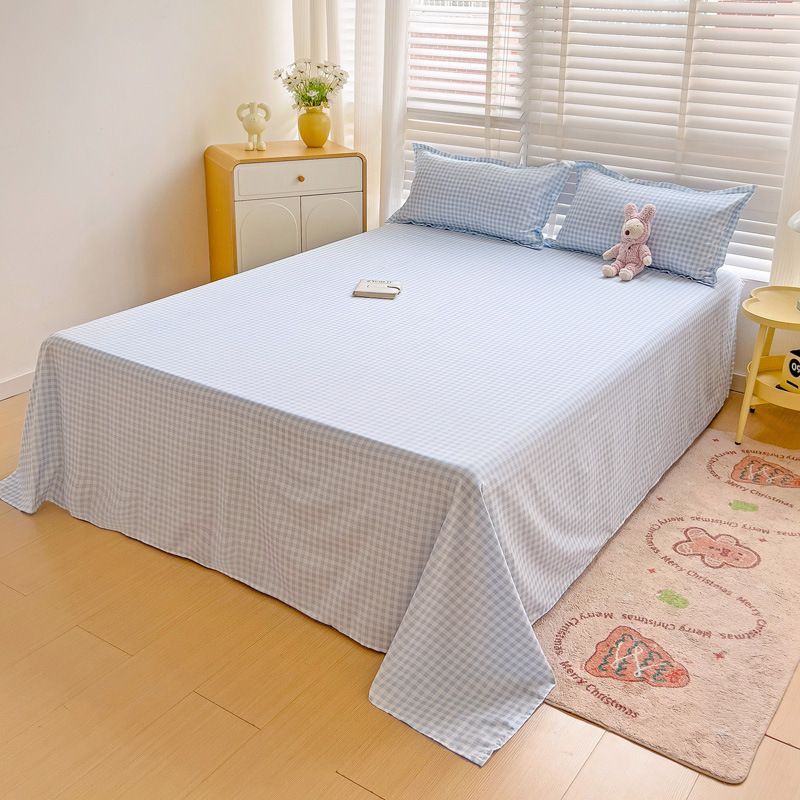 120*230cm ,150*230cm ,180*230cm,220*230cm ,230*250cm Washed cotton brushed bed sheets pillow cases CRRSHOP free shipping Bed cover pillowcase 48 * 74cm
