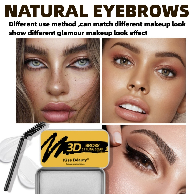Eyebrow pencil beauty care Makeup Eyebrow women styling colorless transparency refreshing lasting nature CRRSHOP Eyebrow cream Eyebrow styling Setting soap female present 