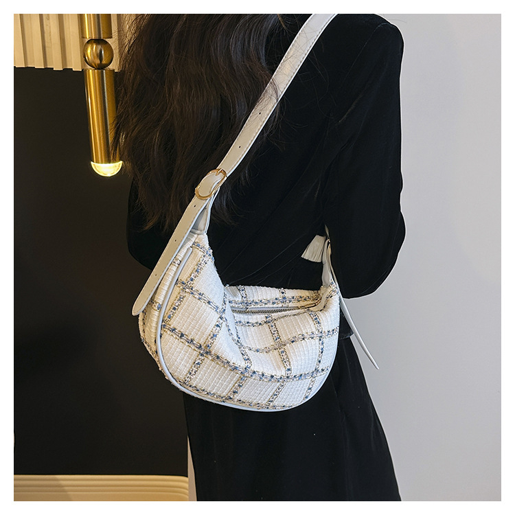 BD&317 Diamond Wool Fabric Dumpling Bag New Fashion Niche Large Capacity Shoulder Cross-body Bag