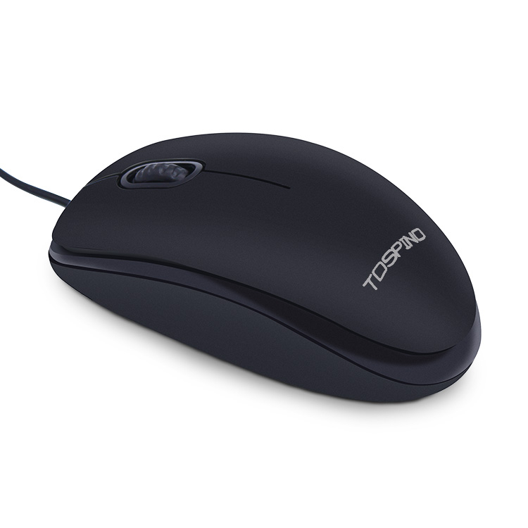 Tospino M20 Wired USB High-definition Optical Mouse with easy click for Computers and Laptops