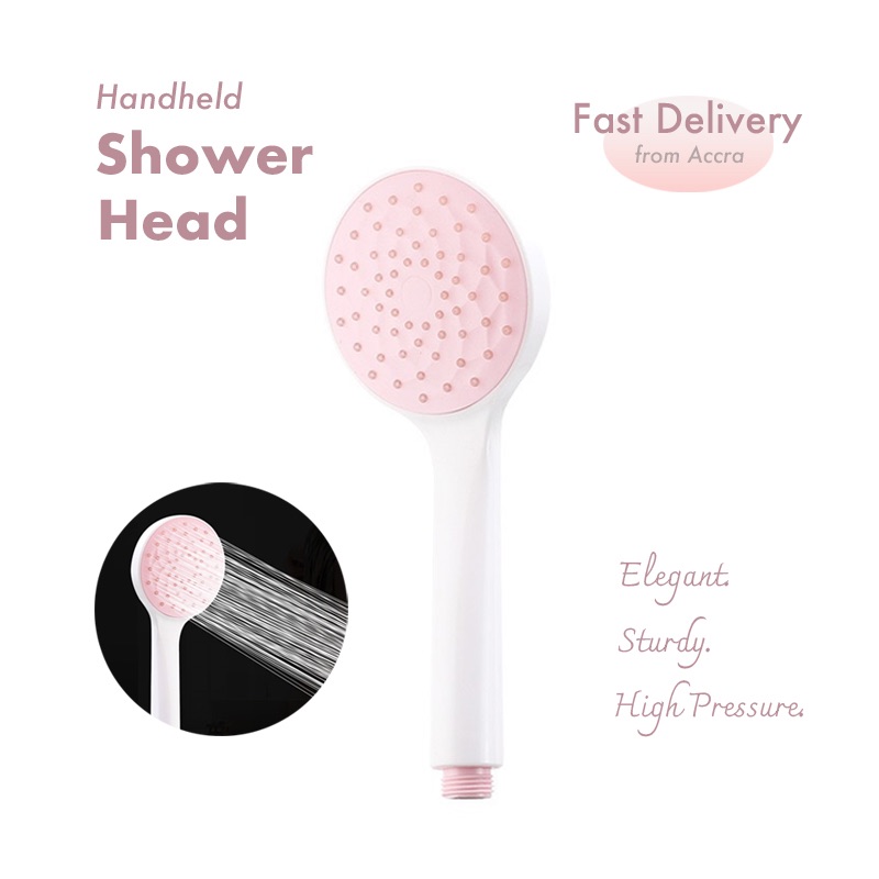 Handheld Shower Head, High Pressure, Water Saving, Shower Sprayer, Pink