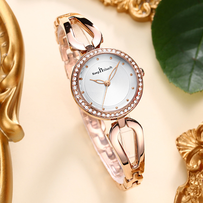 Fashion Ladies Quartz Watch Simple Temperament Bracelet Watch Waterproof Watch