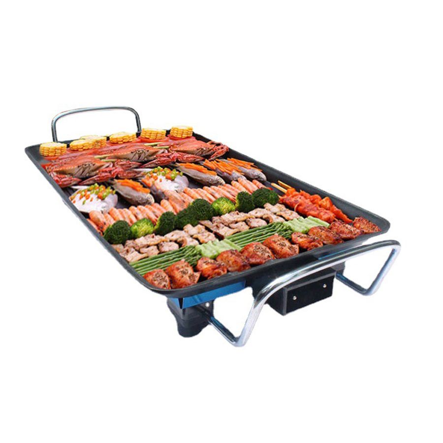 110V 220V Electric Grill Grilling Household Appliances Electrical Appliances For Kitchen Cooking Electric BBQ Size 41cm 