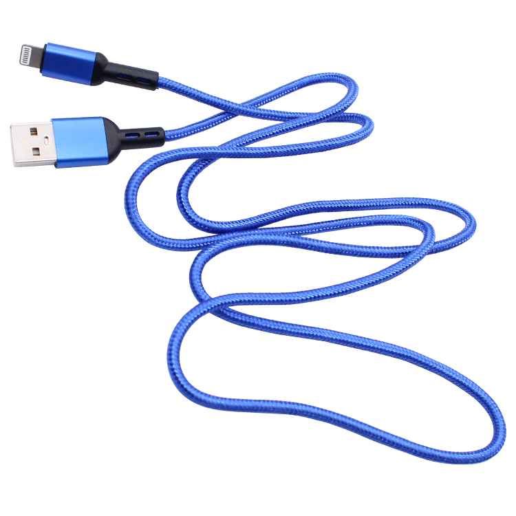 iPhone Charger Cable Mobile Phone Fast Charging 2A Blue 1Pcs/Box