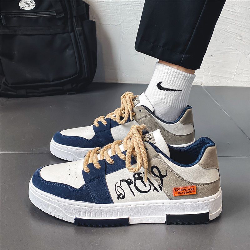 New men's shoes for the autumn of 2025, trendy and versatile sports shoes for students, summer niche designs, and Japanese-style casual sneakers