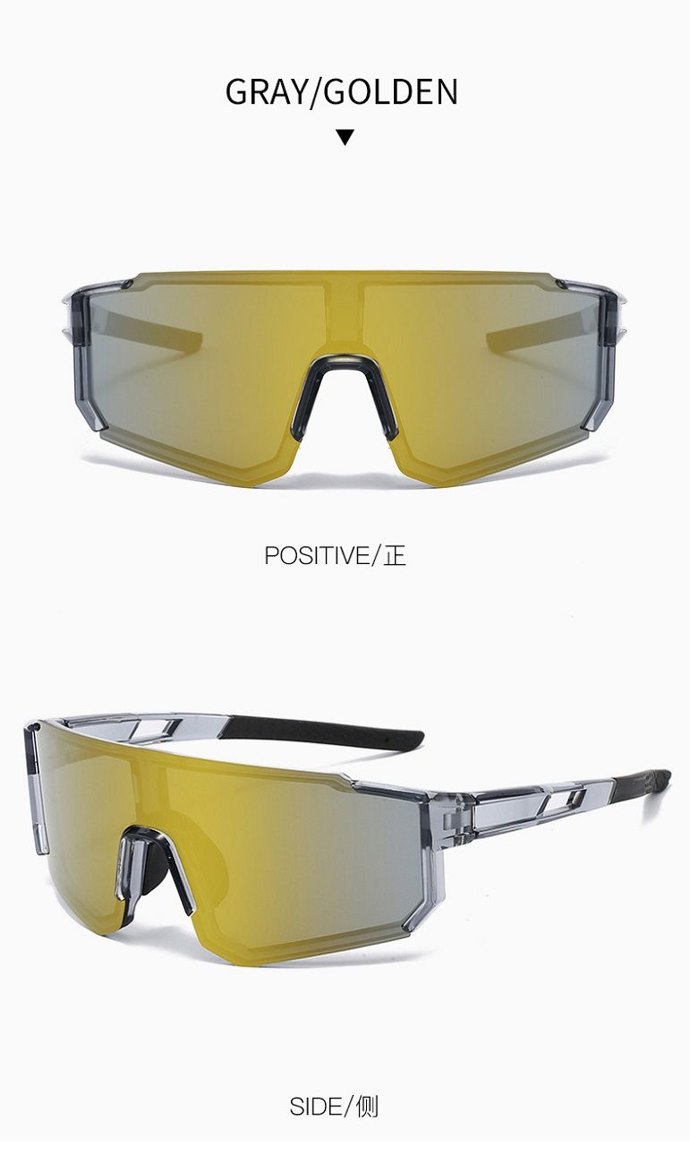 Polarized Sports Sunglasses, UV Protection Windproof Cycling Sunglasses for Men Women, Lightweight Outdoor Running Sunglasses 1060 Style for Hiking, Marathon, Driving and Fishing
