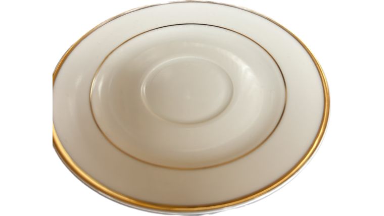 China Gold Rim Saucer for Coffee cup